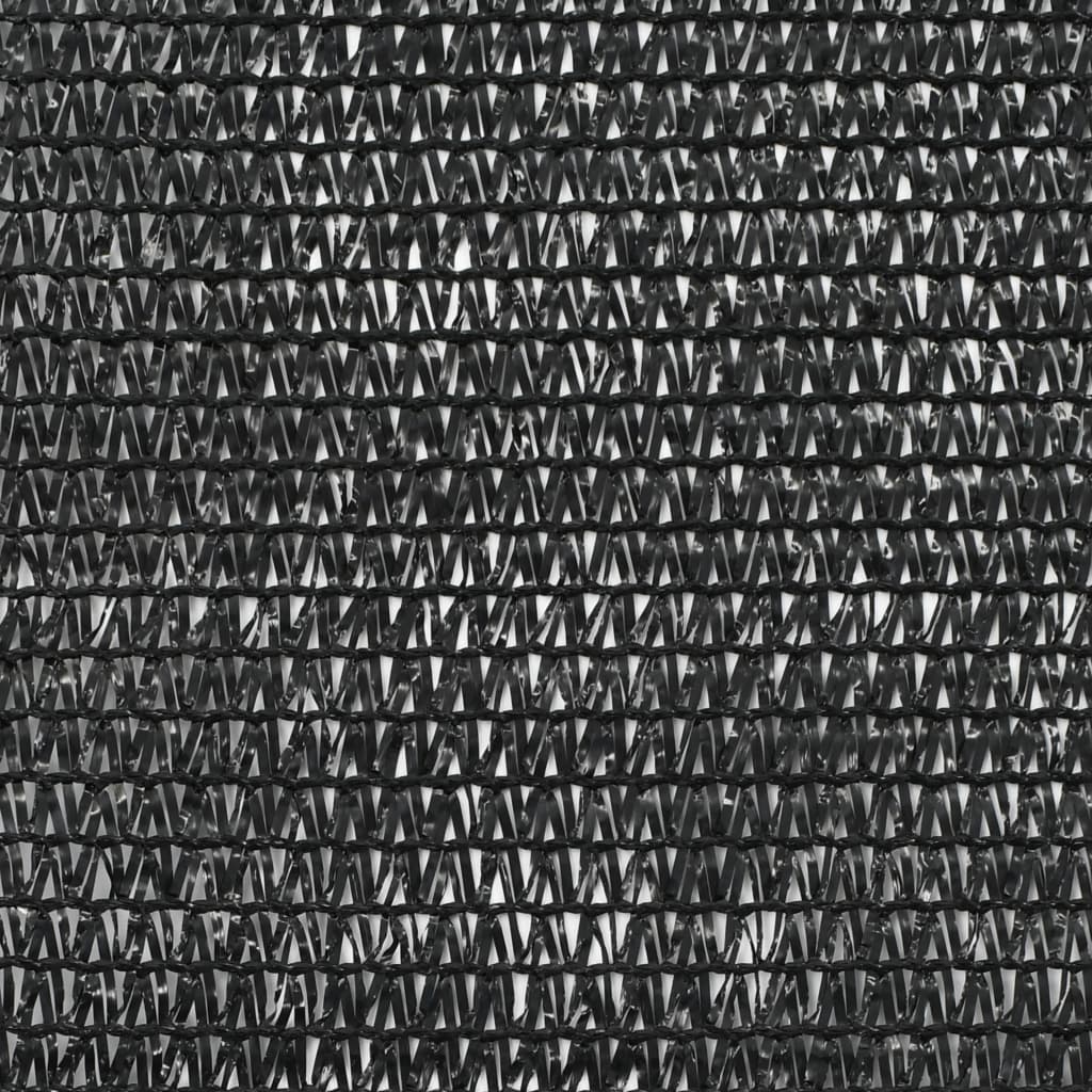 vidaXL Teniski zaslon HDPE 2 x 50 m crni