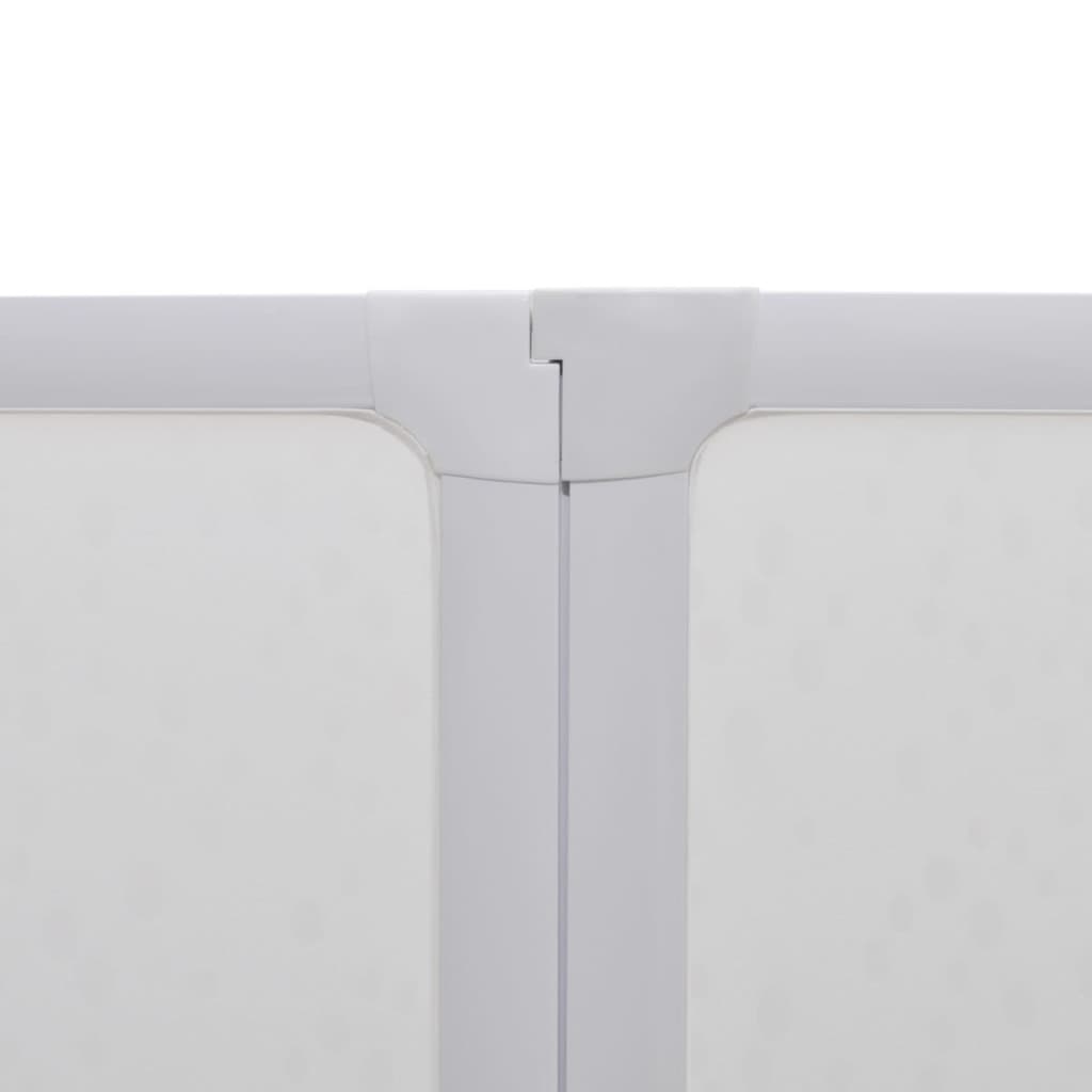 Zaslon za tuš-kadu 140x168 cm 7 panela sklopivi sa stalkom za ručnike