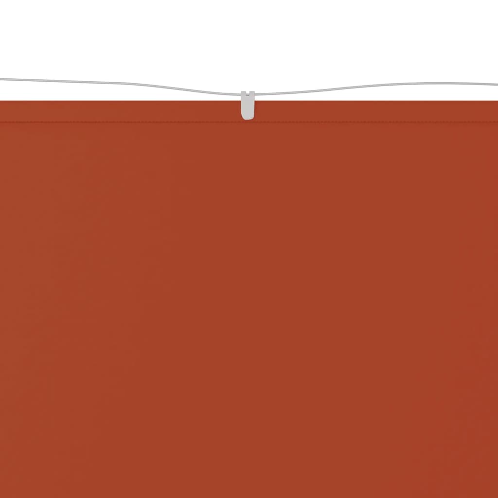 vidaXL Okomita tenda terakota 180 x 270 cm od tkanine Oxford