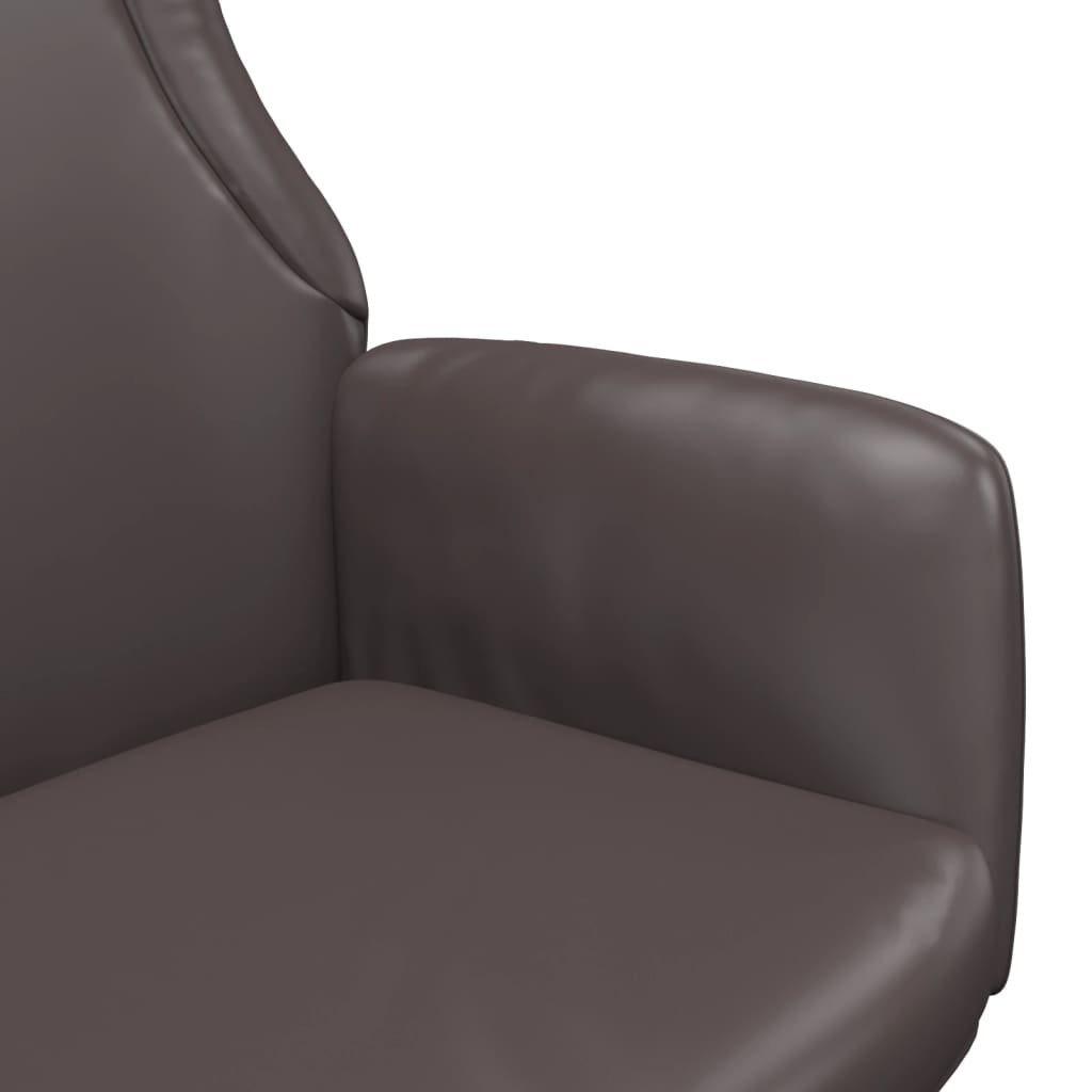 vidaXL Stolica za opuštanje od umjetne kože smeđa