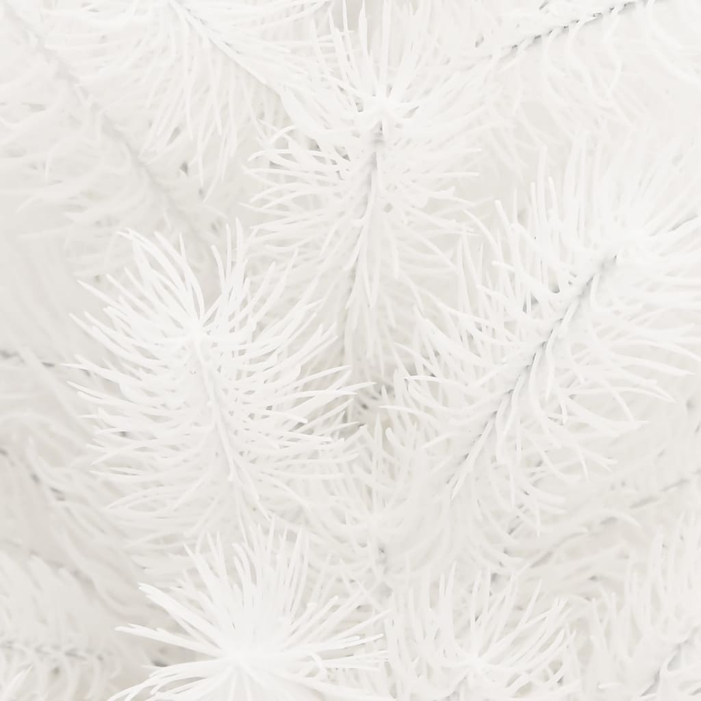 vidaXL Umjetno božićno drvce s realističnim iglicama bijelo 65 cm