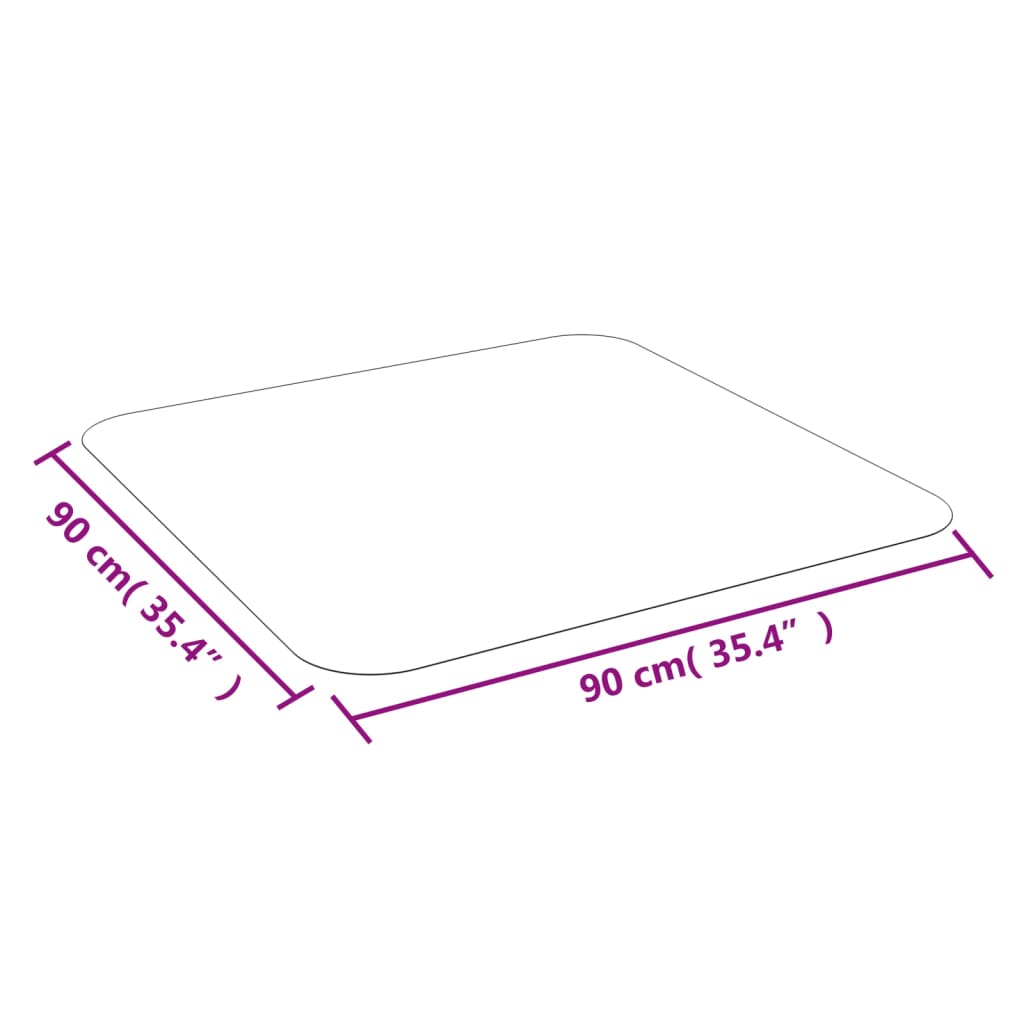 vidaXL Podna prostirka za laminat ili tepih 90 cm x 90 cm