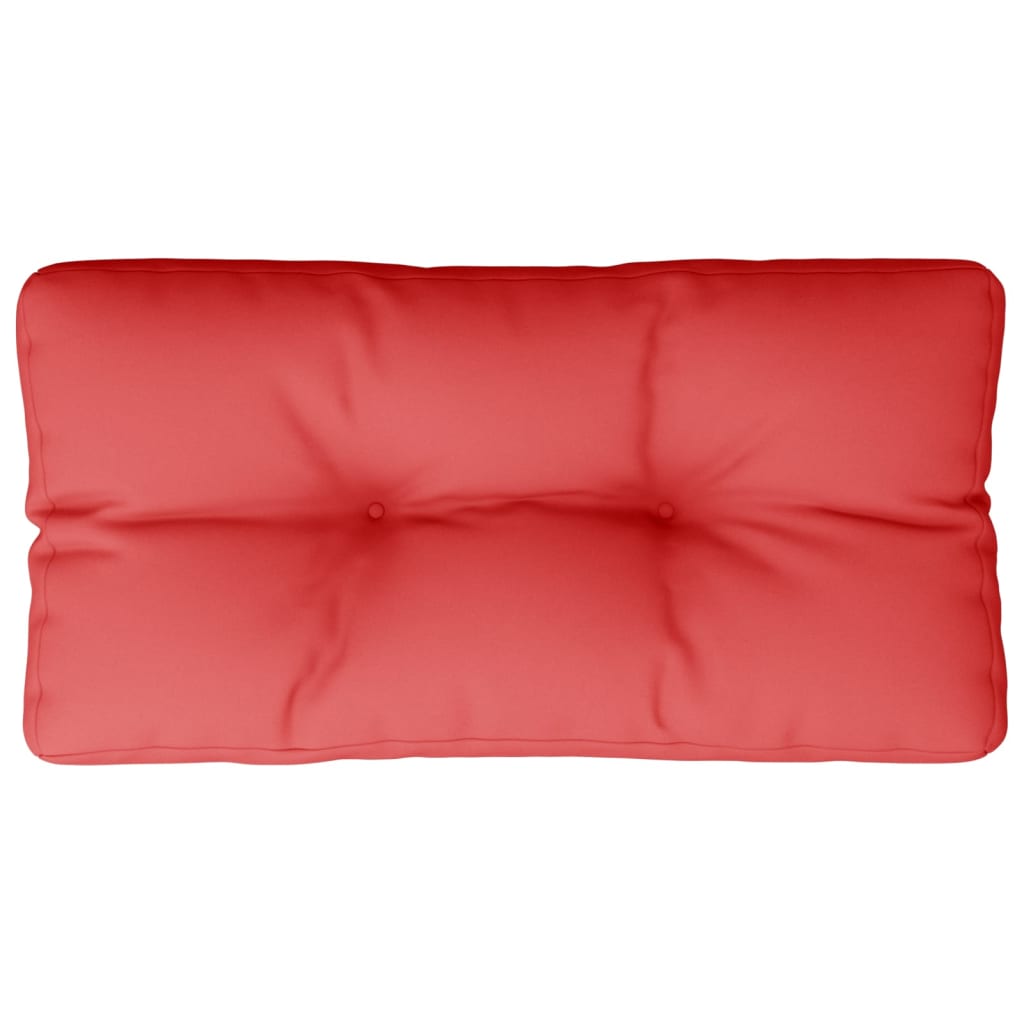 vidaXL Jastuk za palete crveni 70 x 40 x 12 cm od tkanine