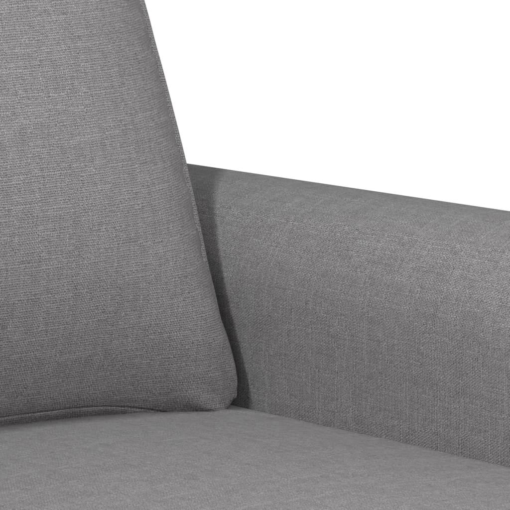 vidaXL Fotelja svjetlosiva 60 cm od tkanine