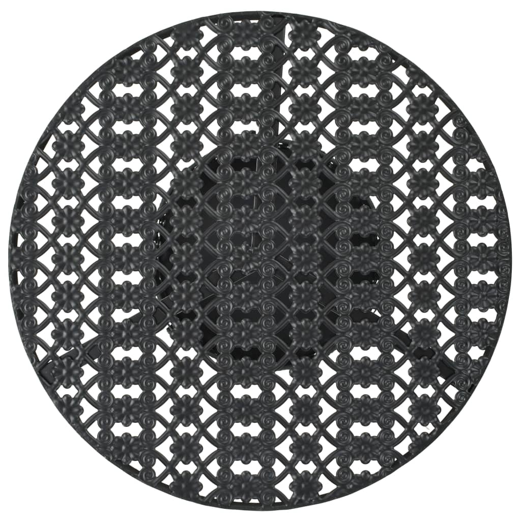 vidaXL Bistro stol crni 40 x 70 cm metalni