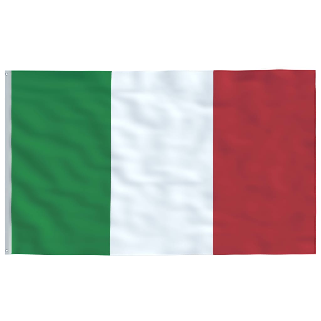 vidaXL Talijanska zastava s aluminijskim stupom 6 m