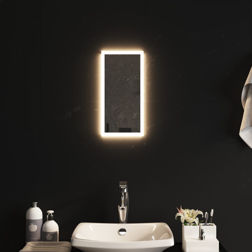 vidaXL LED kupaonsko ogledalo 20x40 cm