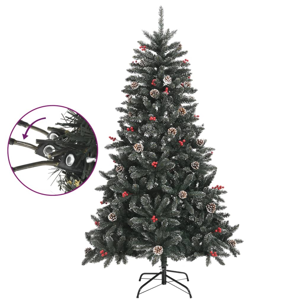 vidaXL Umjetno božićno drvce sa stalkom zeleno 150 cm PVC