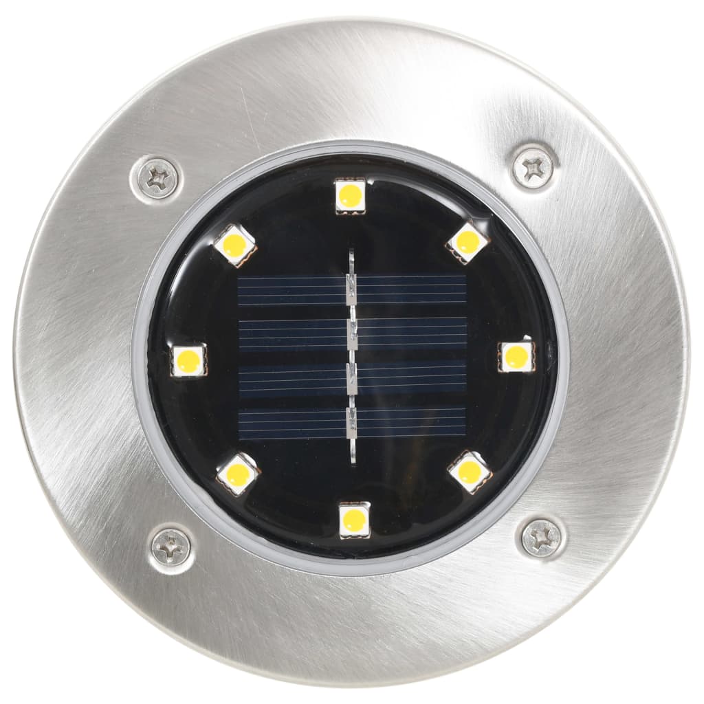 vidaXL Solarne podne svjetiljke 8 kom s LED žaruljama RGB