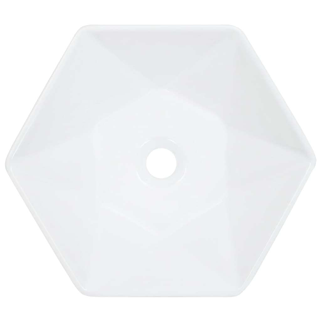 vidaXL Umivaonik 41 x 36,5 x 12 cm keramički bijeli