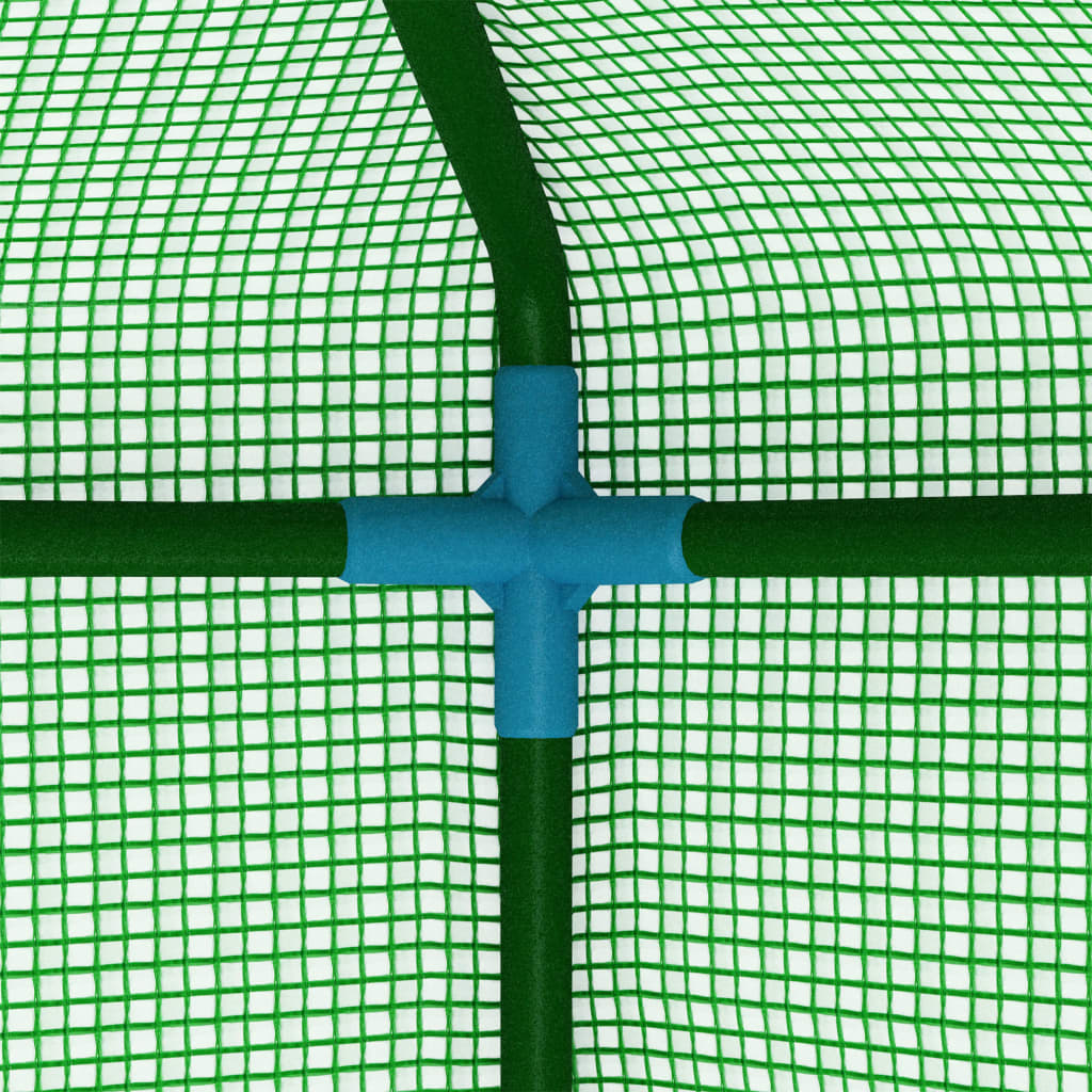 vidaXL Staklenik s policama čelični 227 x 223 cm