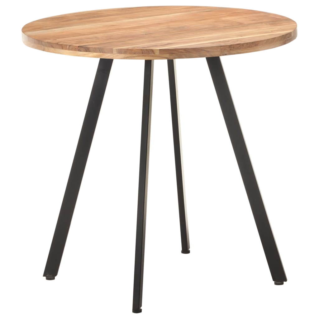 vidaXL Blagovaonski stol 80 cm od masivnog bagremovog drva
