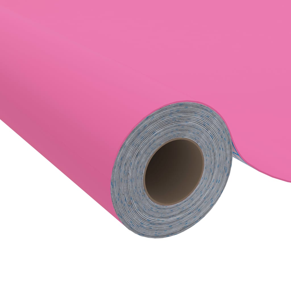 vidaXL Samoljepljiva folija za namještaj sjajna roza 500 x 90 cm PVC