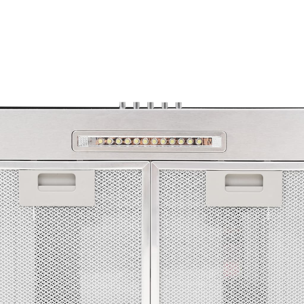 vidaXL Zidna kuhinjska napa 90 cm od nehrđajućeg čelika 756 m³/h LED