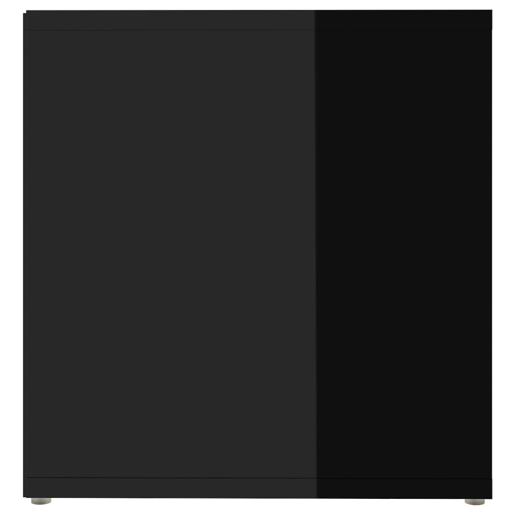 vidaXL TV ormarići 2 kom visoki sjaj crni 72 x 35 x 36,5 cm od iverice