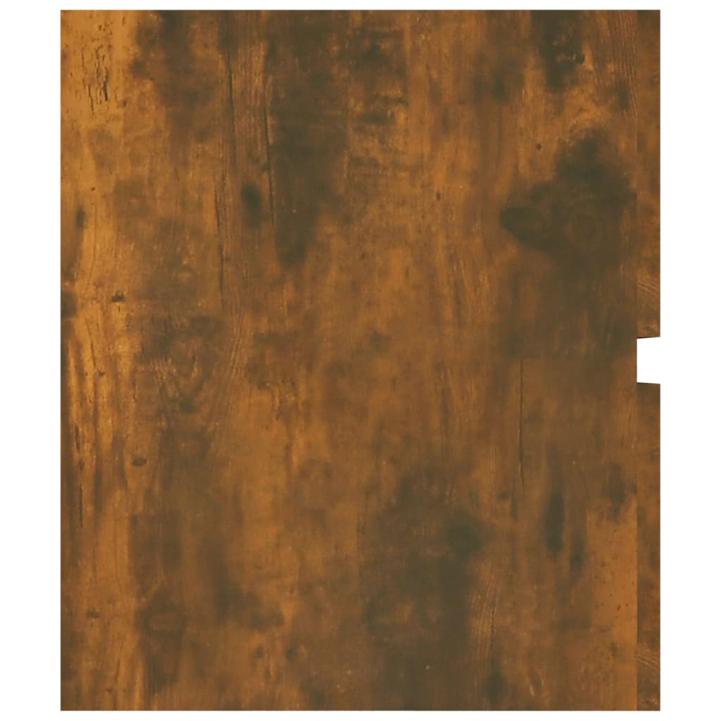 vidaXL Ormarić za umivaonik boja dimljenog hrasta 100x38,5x45cm drveni