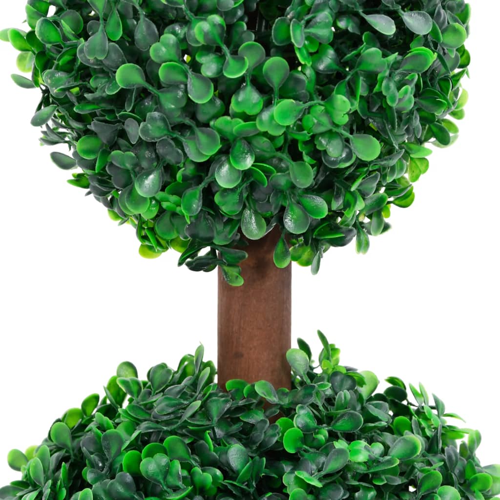 vidaXL Umjetni šimšir u obliku kugle s posudom zeleni 60 cm