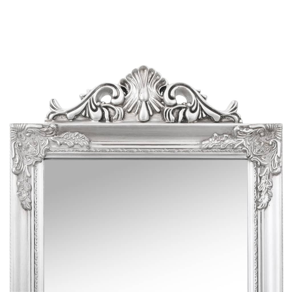 vidaXL Samostojeće ogledalo srebrno 40 x 160 cm