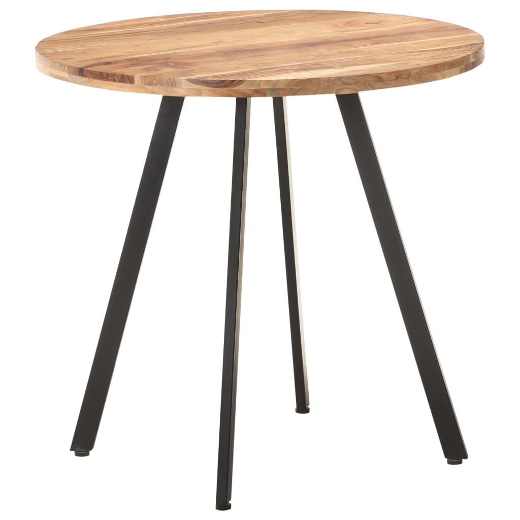 vidaXL Blagovaonski stol 80 cm od masivnog bagremovog drva