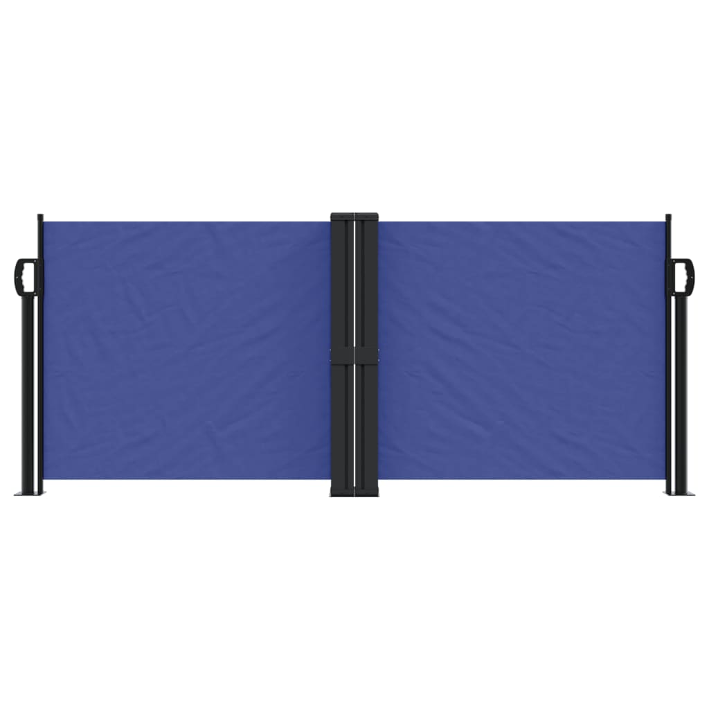 vidaXL Uvlačiva bočna tenda 100 x 600 cm plava
