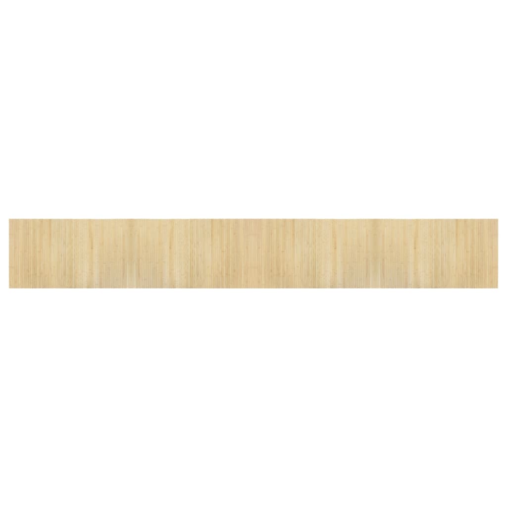vidaXL Tepih pravokutni svijetli prirodni 60 x 400 cm od bambusa