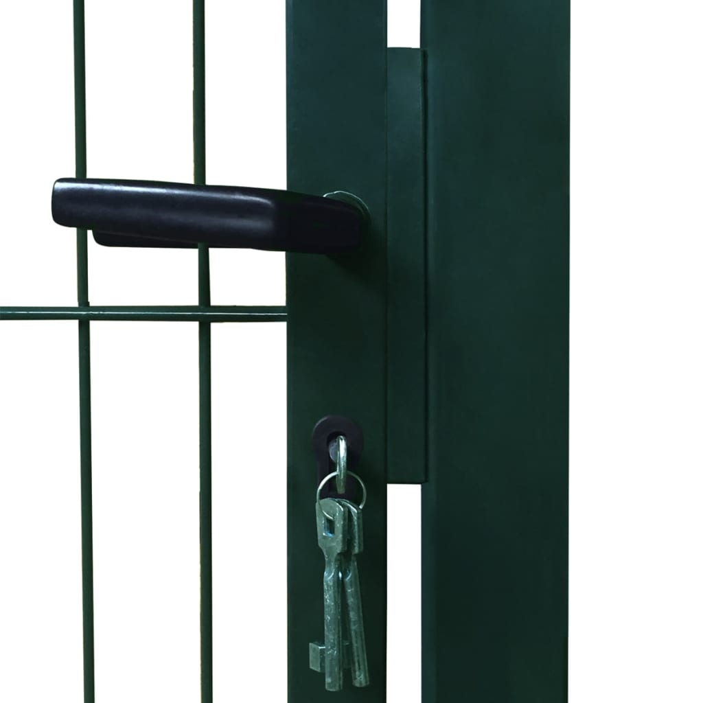 vidaXL 2D vrata za ogradu (jednostruka) zelena 106 x 210 cm