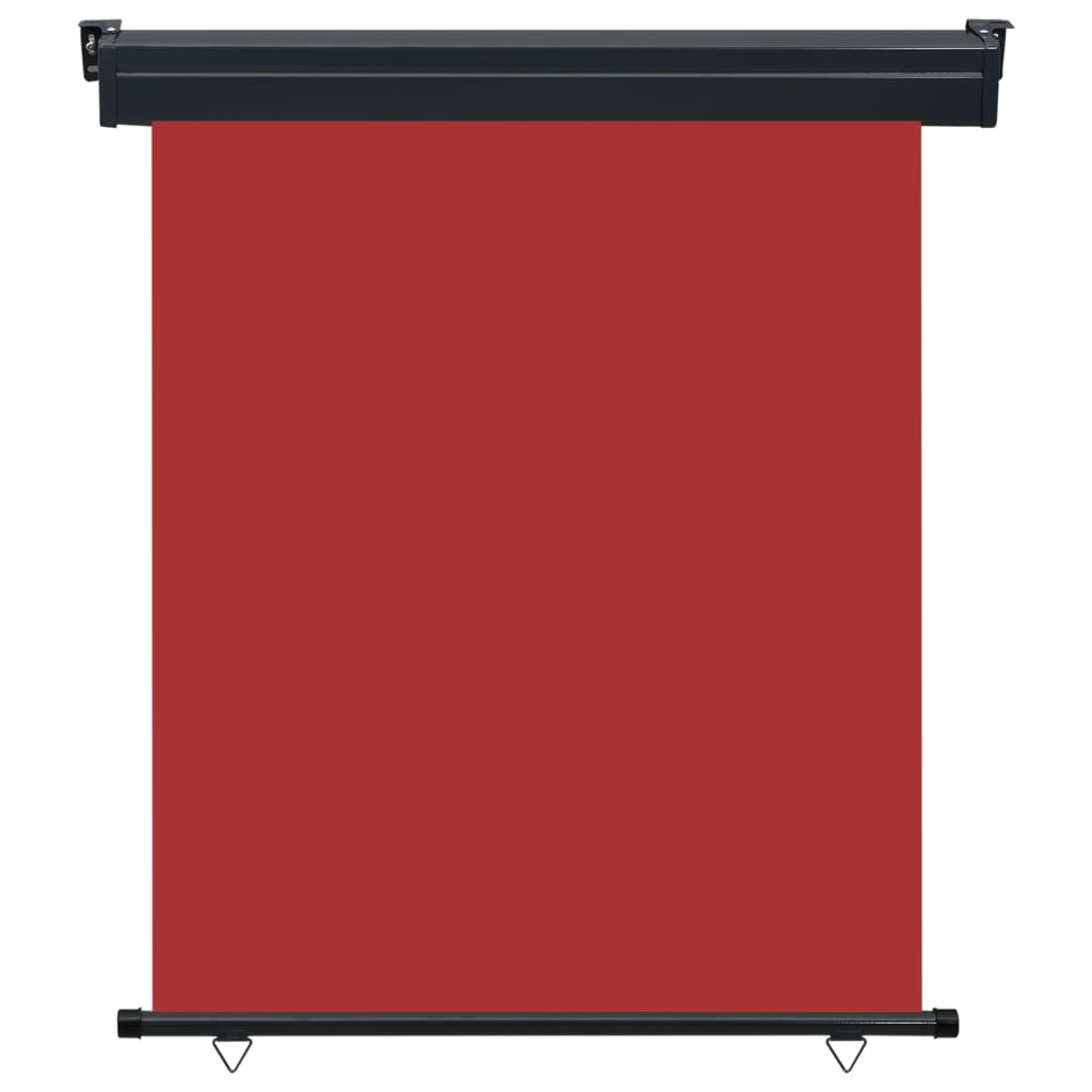vidaXL Balkonska bočna tenda 140 x 250 cm crvena