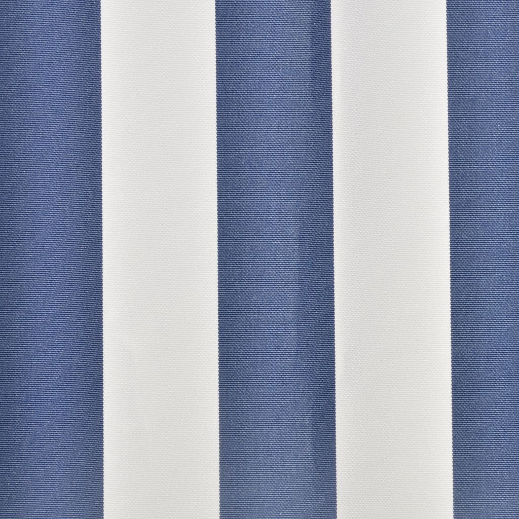 vidaXL Platno za tendu plavo-bijelo 6 x 3 m (okvir nije uključen)