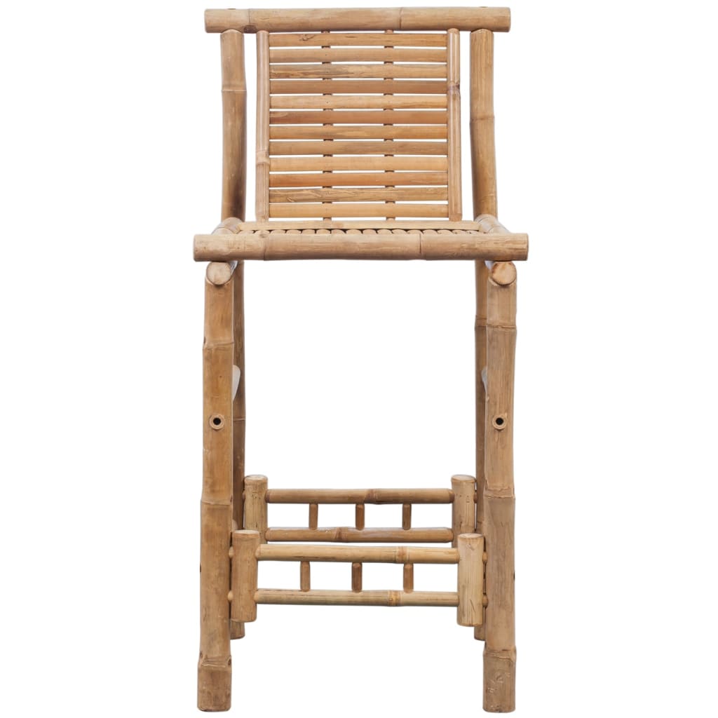 vidaXL Barski stolci od bambusa 2 kom