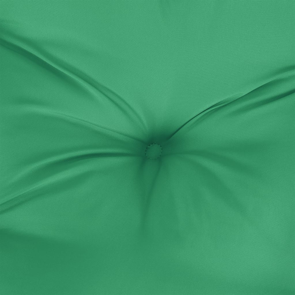 vidaXL Jastuk za palete zeleni 58 x 58 x 10 cm od tkanine