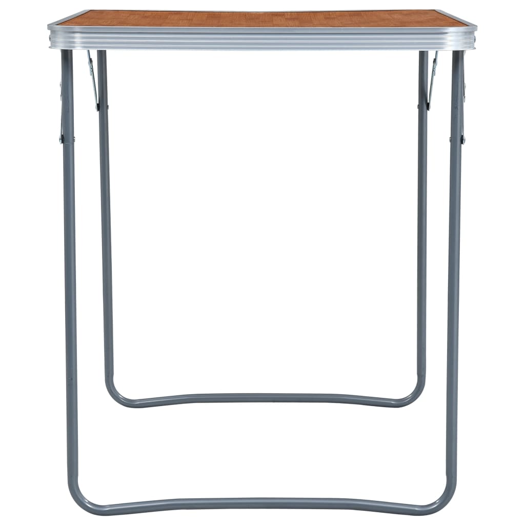 vidaXL Sklopivi stol za kampiranje s metalnim okvirom 80 x 60 cm