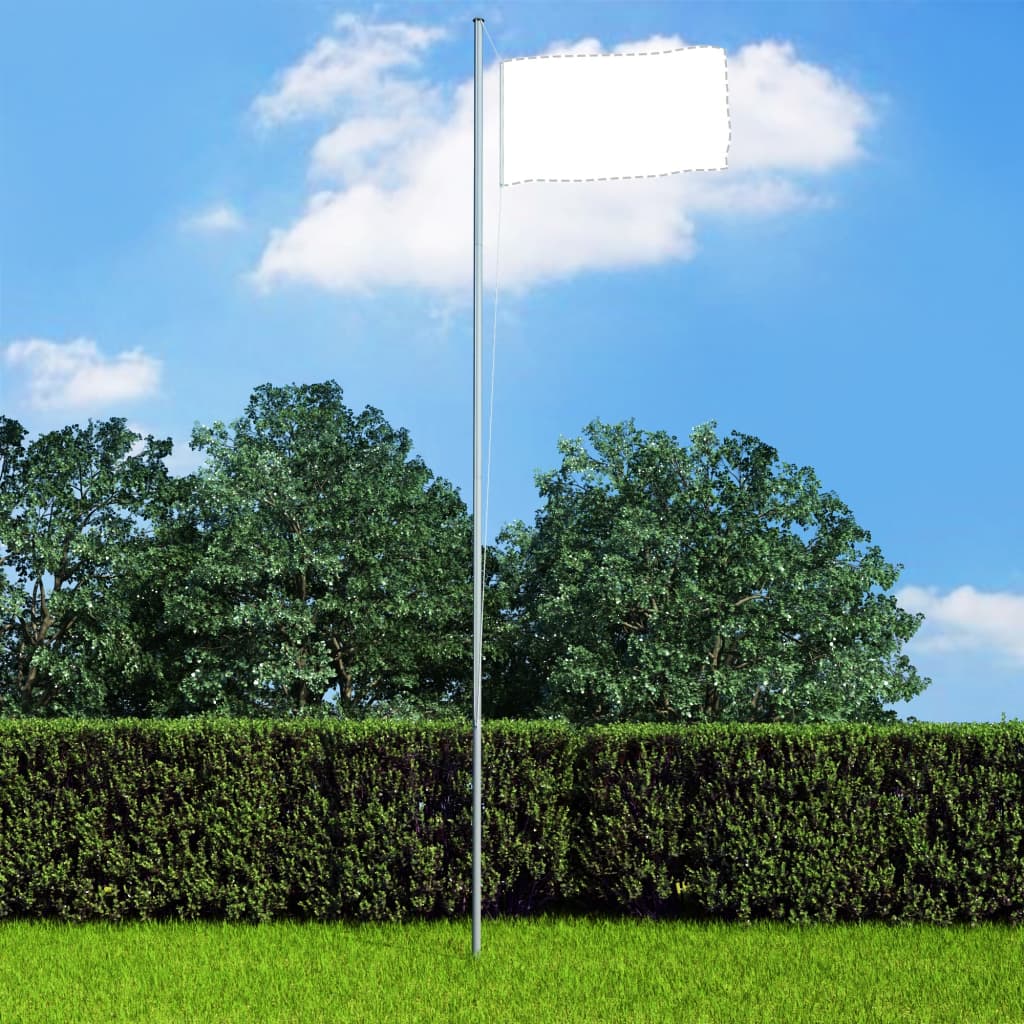 vidaXL Višedijelni stup za zastavu aluminijski 6,2 m