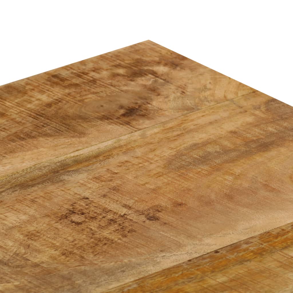 vidaXL Stolić za kavu 100 x 50 x 35 cm od masivnog drva manga i čelika