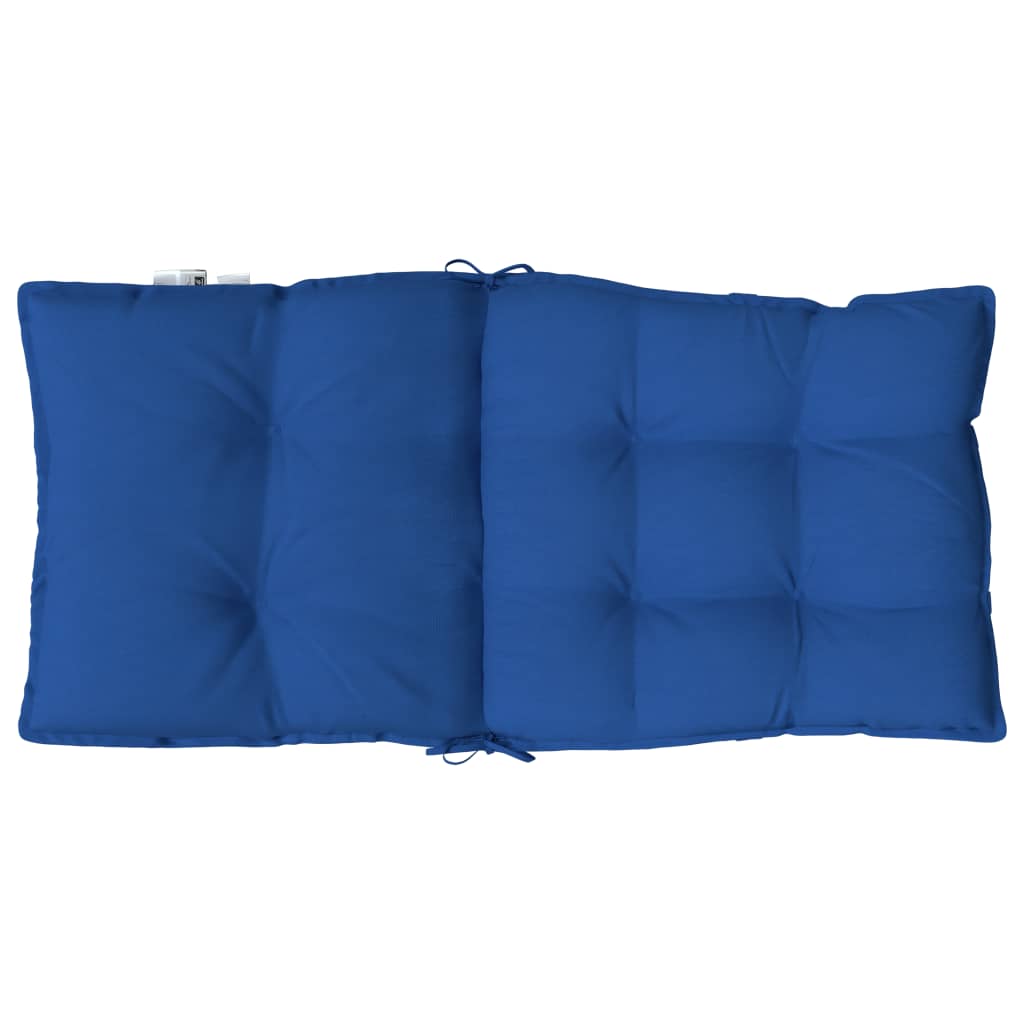 vidaXL Jastuci za stolicu s niskim naslonom 2 kom plavi od tkanine