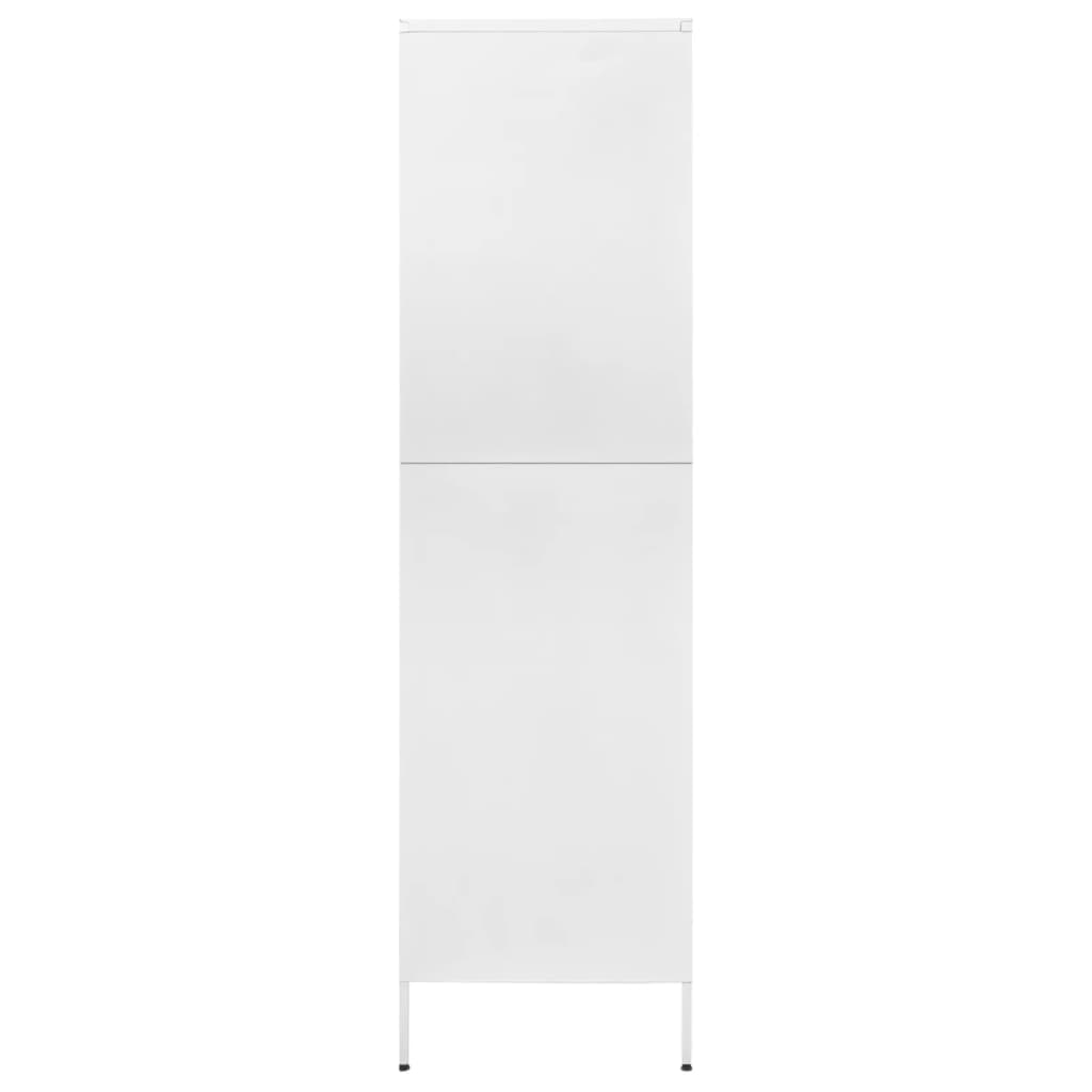 vidaXL Ormar bijeli 90 x 50 x 180 cm čelični
