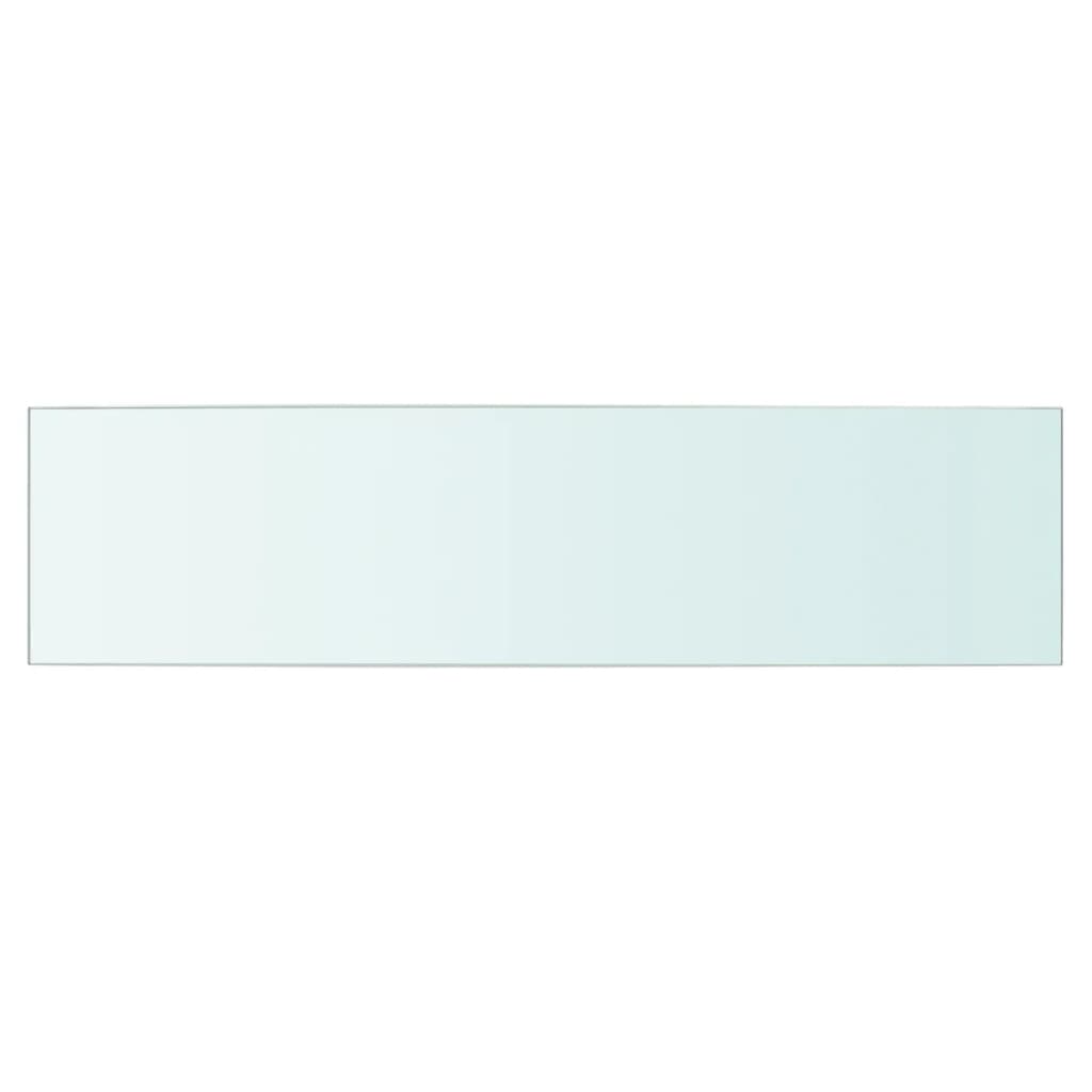 vidaXL Ploča za police staklo prozirna 60 x 15 cm