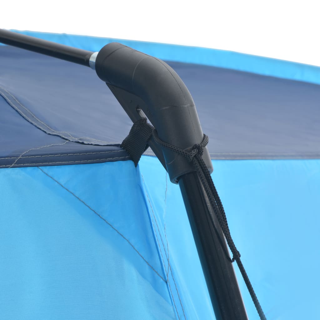 vidaXL Šator za bazen od tkanine 500 x 433 x 250 cm plavi