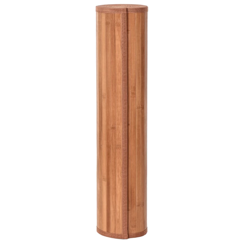 vidaXL Tepih pravokutni smeđi 70 x 100 cm od bambusa