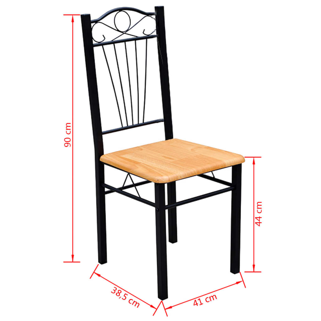 Set blagovaonski stol i 6 stolica od laganog drveta