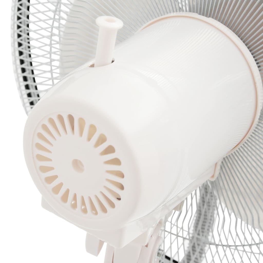 vidaXL Ventilator na postolju s maglicom 3 brzine puhanja bijeli