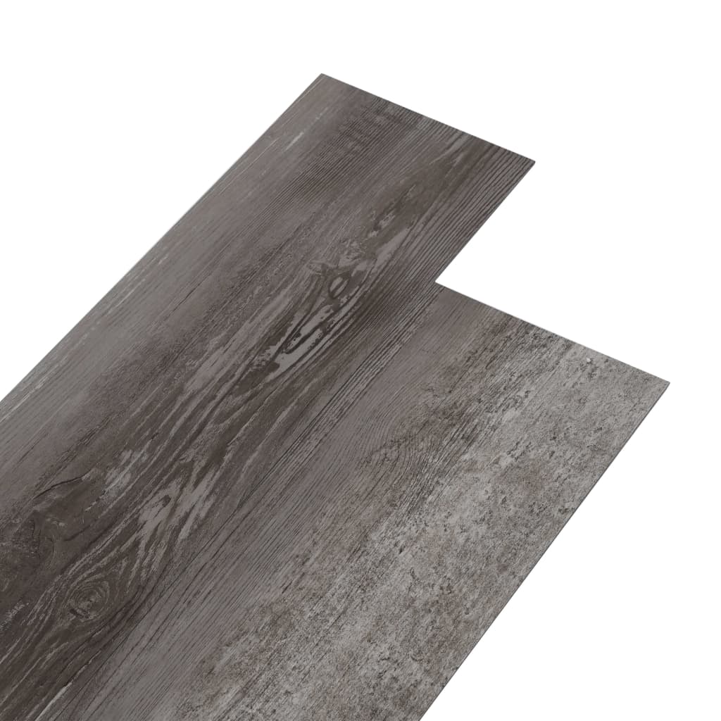 vidaXL Podne obloge PVC 5,02 m² 2 mm samoljepljive prugasta boja drva