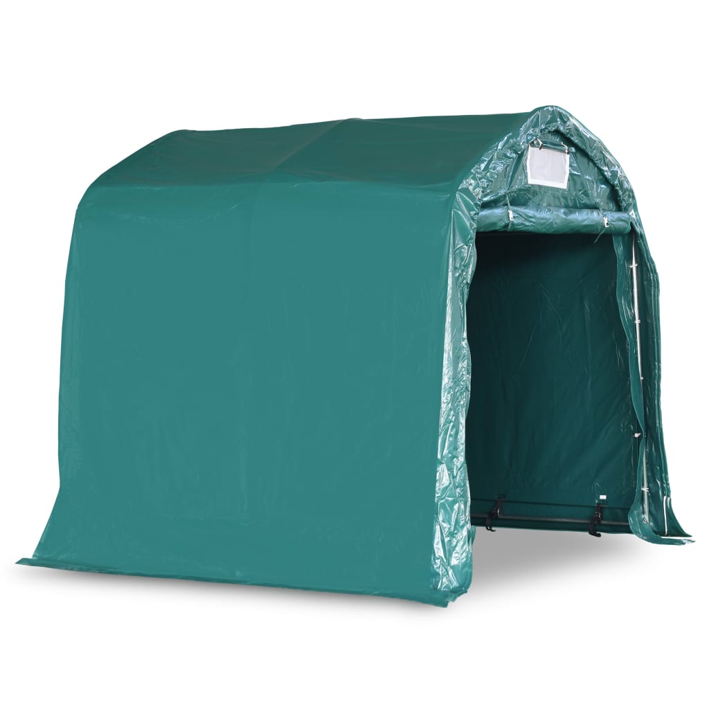 vidaXL Garažni šator PVC 1,6 x 2,4 m zeleni
