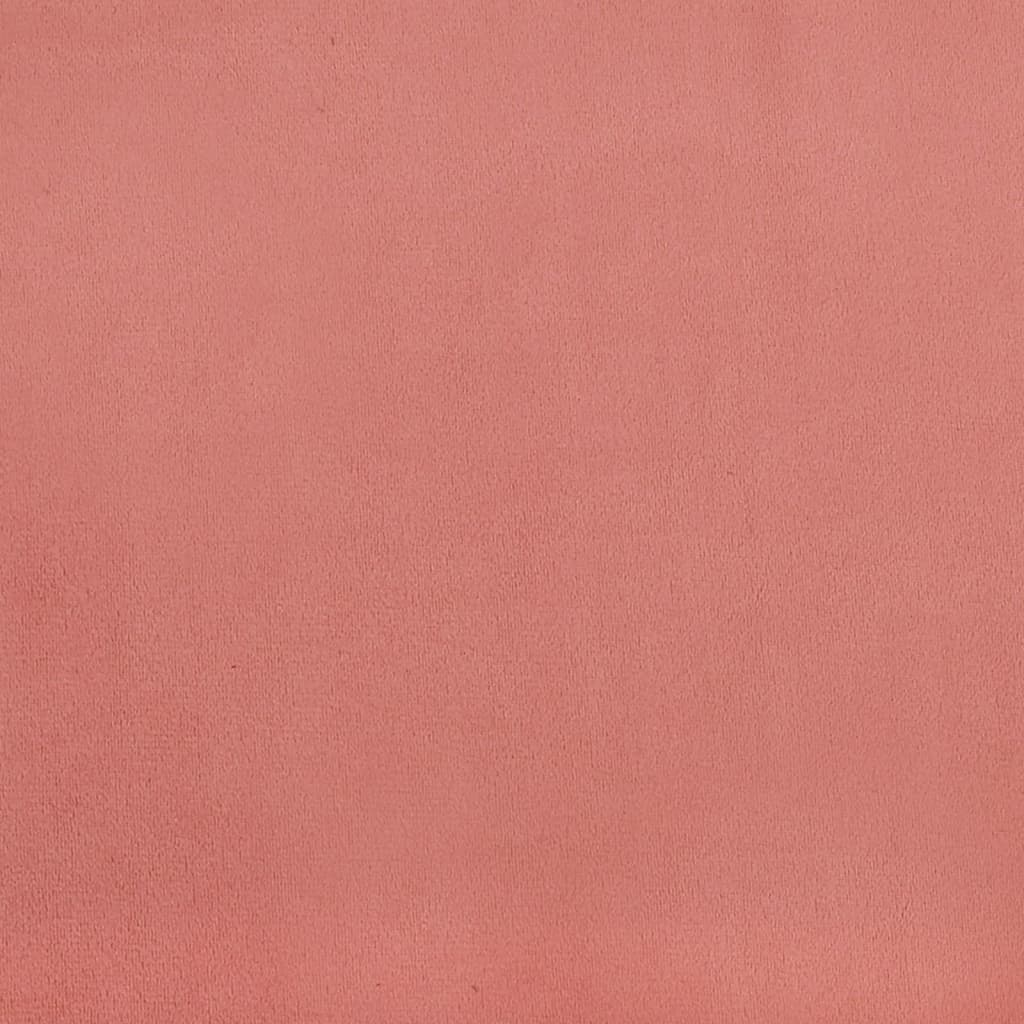 vidaXL Klupa ružičasta 70 x 35 x 41 cm baršunasta