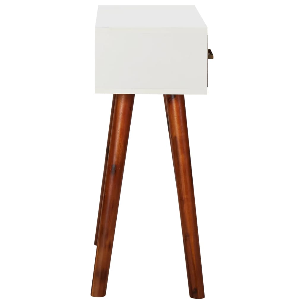 vidaXL Konzolni stol 70 x 30 x 75 cm masivno bagremovo drvo i MDF