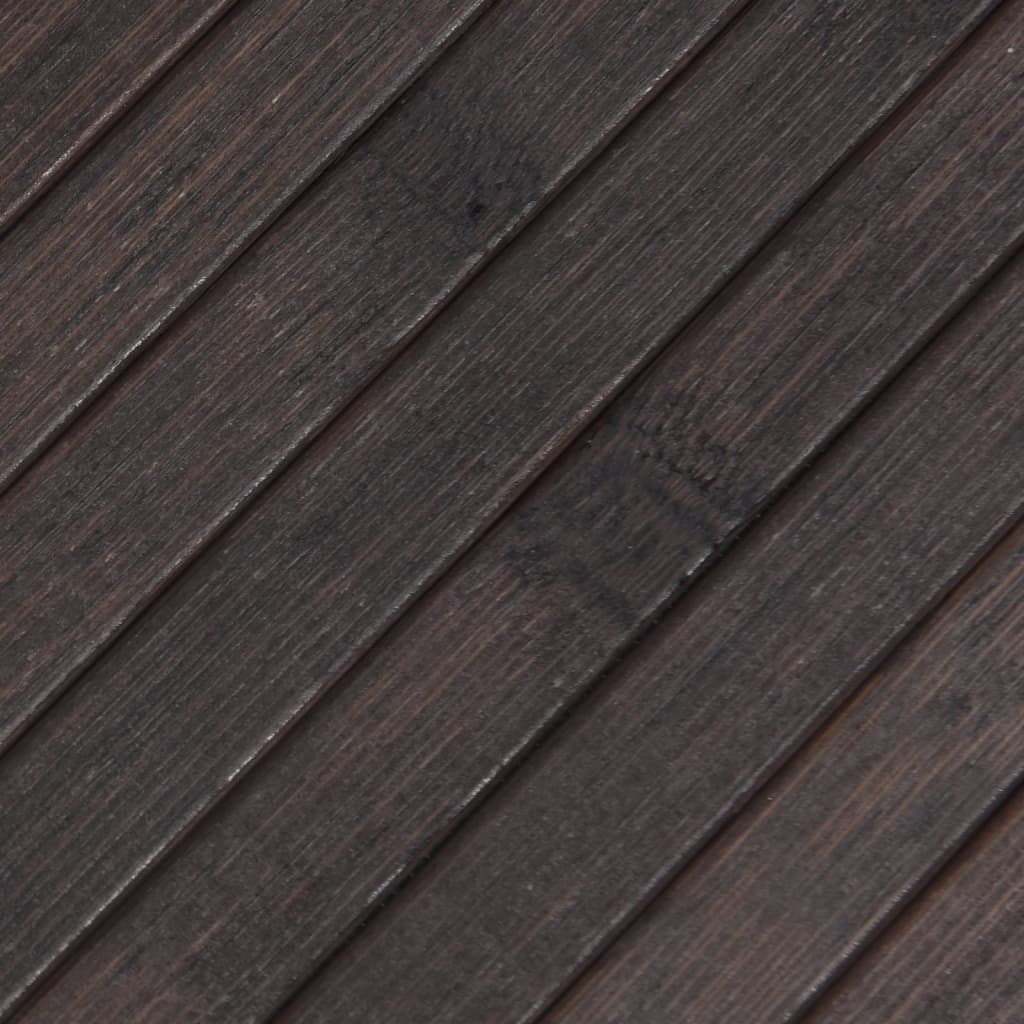vidaXL Tepih pravokutni tamnosmeđi 60 x 300 cm od bambusa