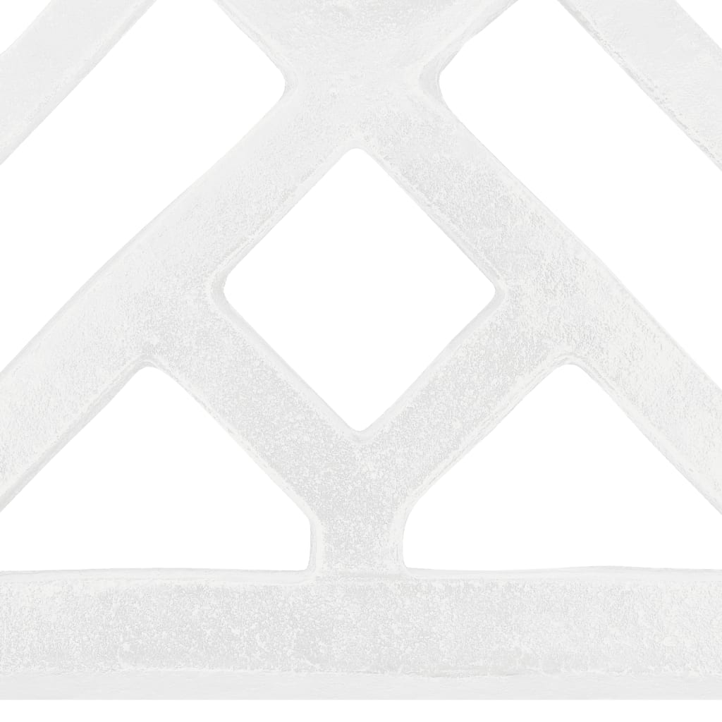 vidaXL Stalak za suncobran bijeli 44 x 44 x 31 cm od lijevanog željeza