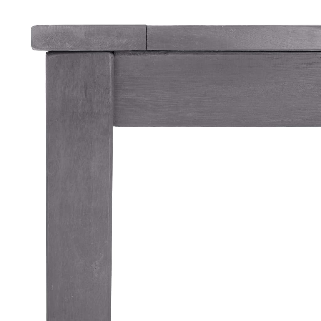 vidaXL Vrtni stol sivi isprani 140 x 80 x 74 cm masivno bagremovo drvo