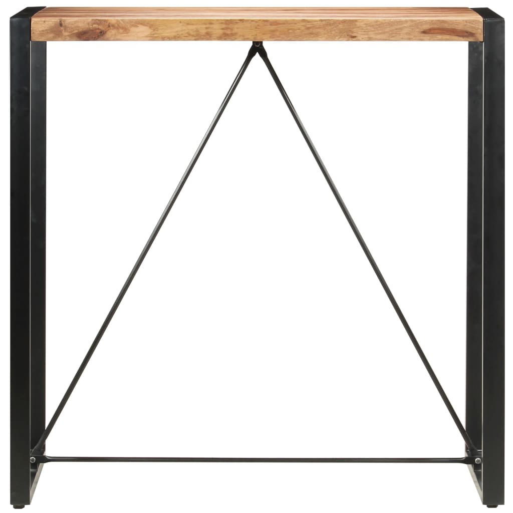 vidaXL Barski stol od masivnog drva šišama 110 x 60 x 110 cm