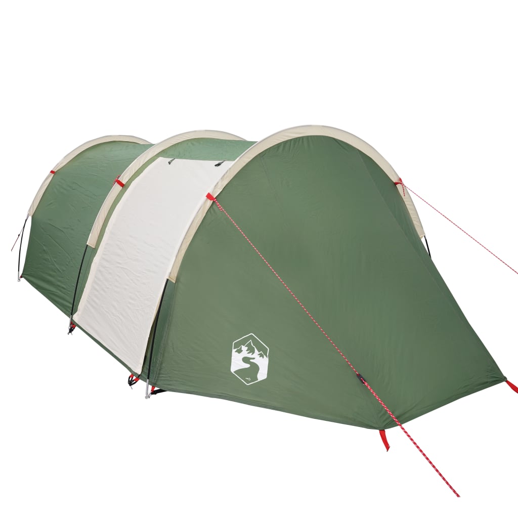 vidaXL Šator za kampiranje za 4 osobe zeleni vodootporni