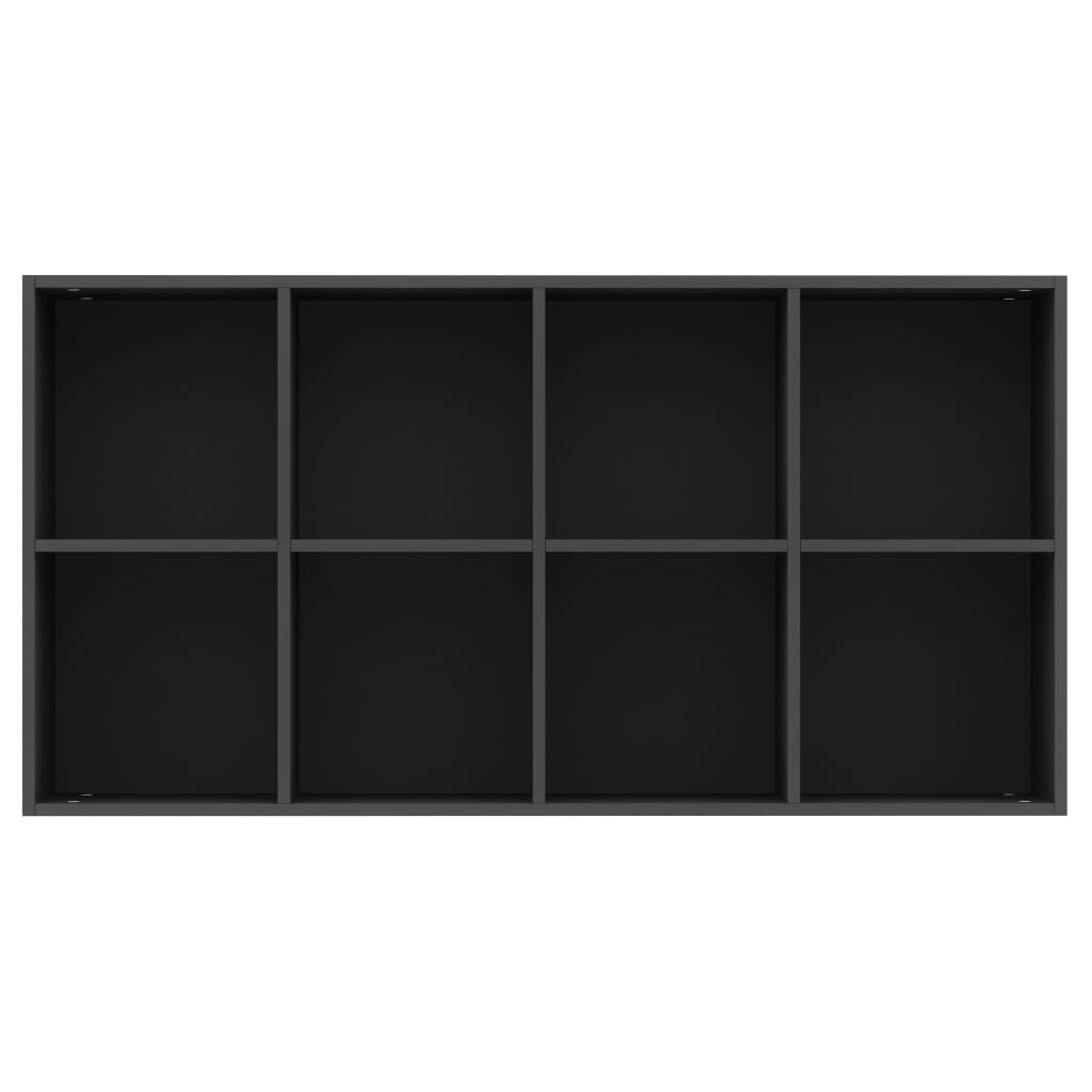 vidaXL Ormarić za knjige / komoda crni 66 x 30 x 130 cm od iverice